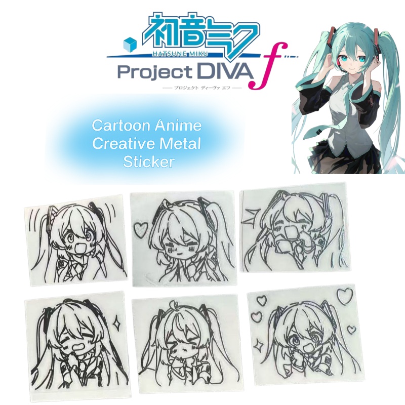 Headphone Parts - Hatsune Miku çizgi film anime karakter