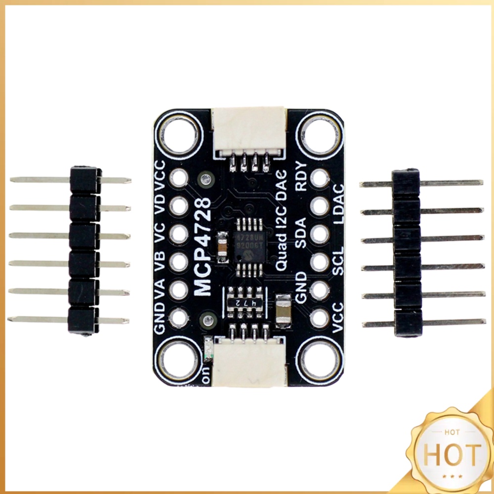 Dac Board - MCP4728 Dijitalden Analoga Dönüştürücü Kartı 4