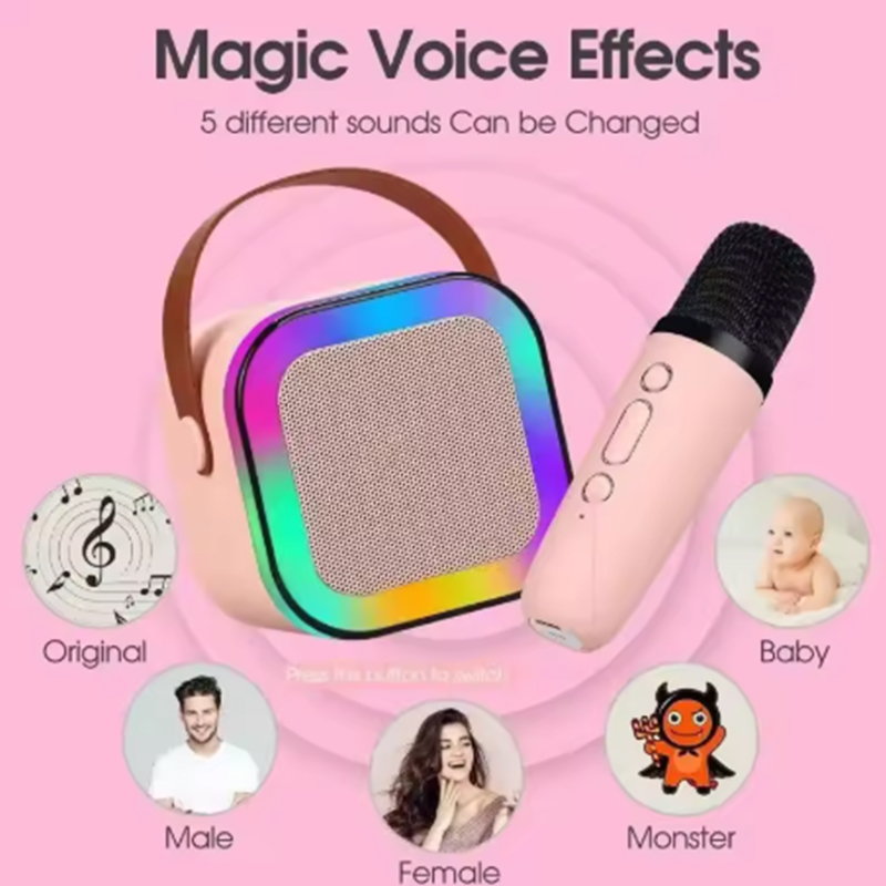 Microphone Capsule - K12 Karaoke Makinesi Taşınabilir Bluetooth 5.0