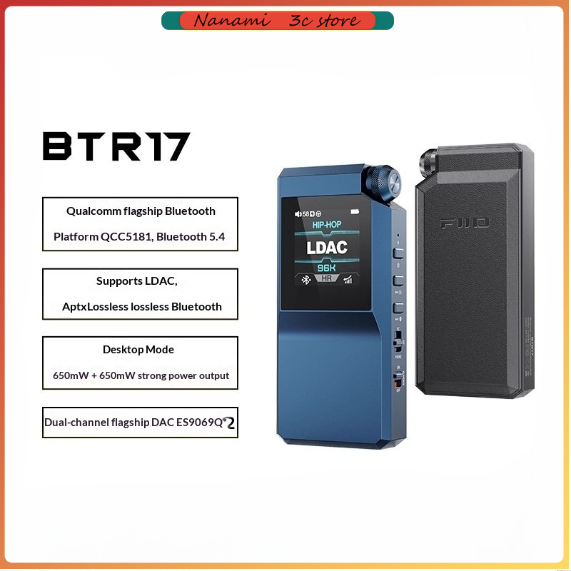 Sbc Audio Amplifier - FiiO BTR17 Taşınabilir Bluetooth Kod Çözme