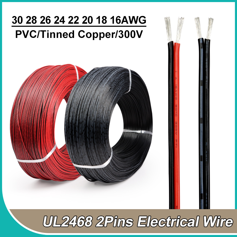 Audio Jumper Wire - 2 ~ 50 m 2Pin Elektrik