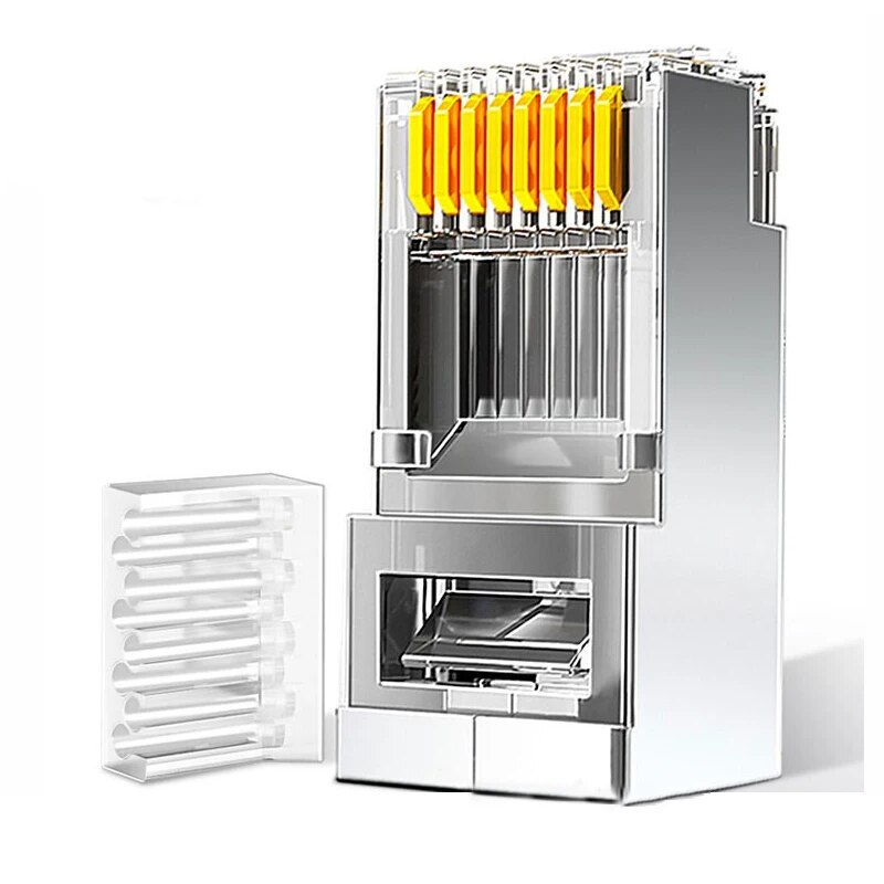 Rj45 Jack - ZoeRax 50 adet Cat6 RJ45 Konnektörler,