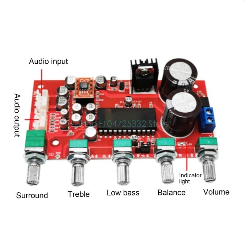 Volume Control Board - LM4610 Ton Preamp Ses Kartı Bas