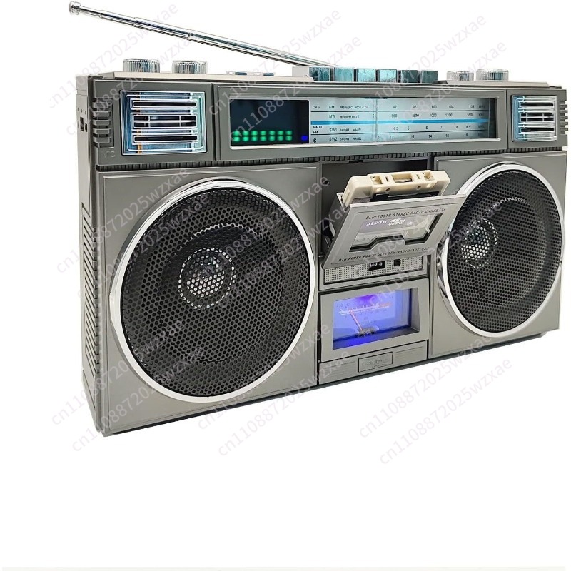 Usb Sound Card - Retro Bluetooth Hoparlör Stereo Subwoofer Takılabilir