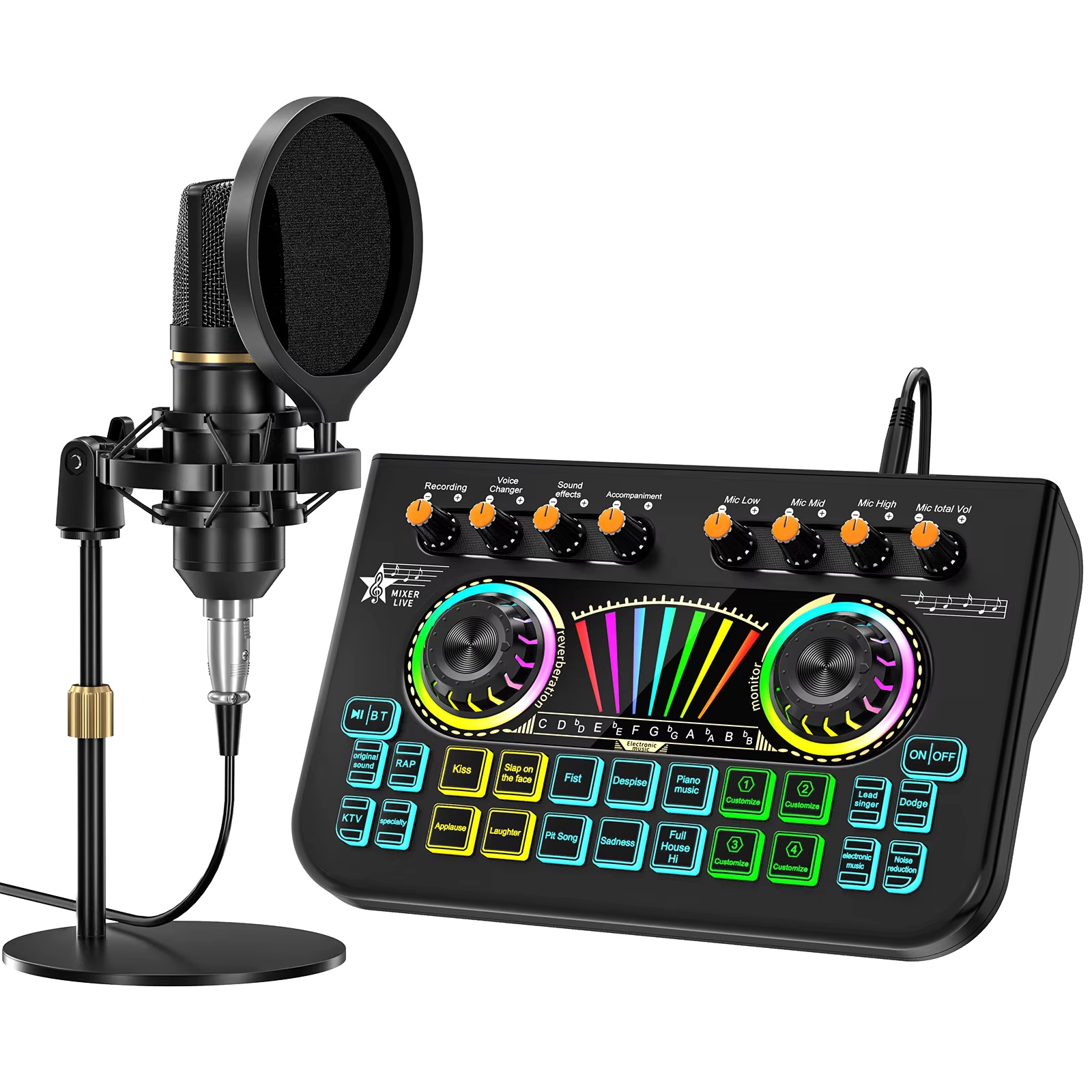 Microphone Capsule - Tenlamp X3 BM800 Podcast Mikrofon Seti,