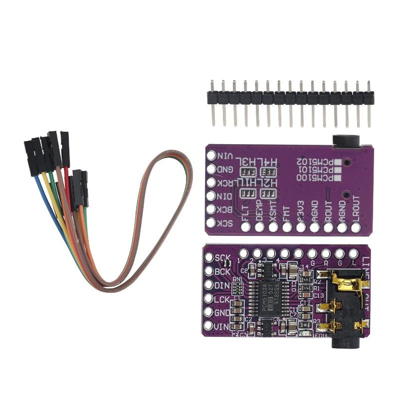 Dac Board - 1 takım PCM5102 Arayüzü I2S DAC