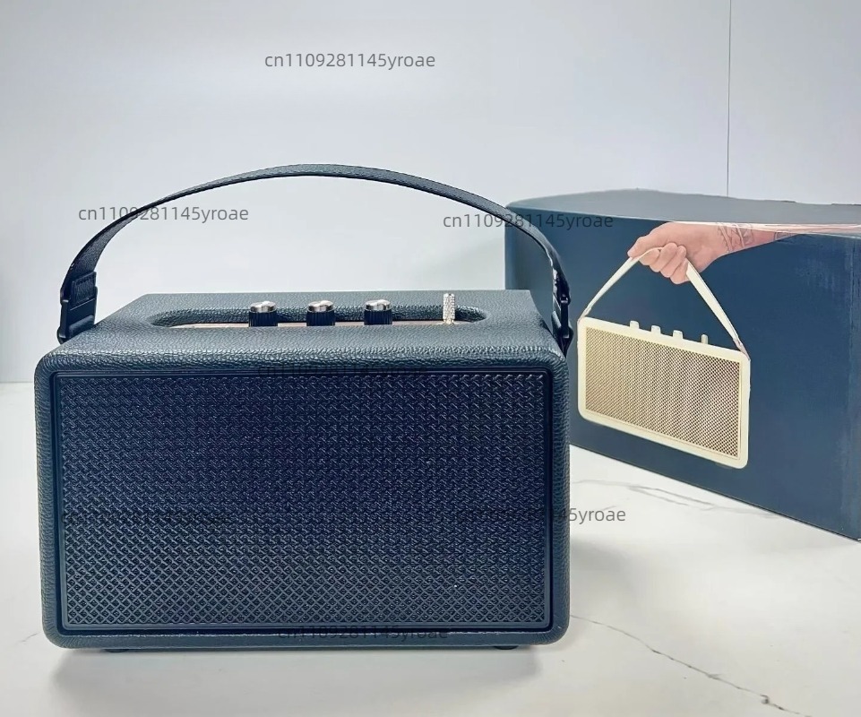 Subwoofer - Ahşap Retro M26 Ses Hoparlörü, 60W