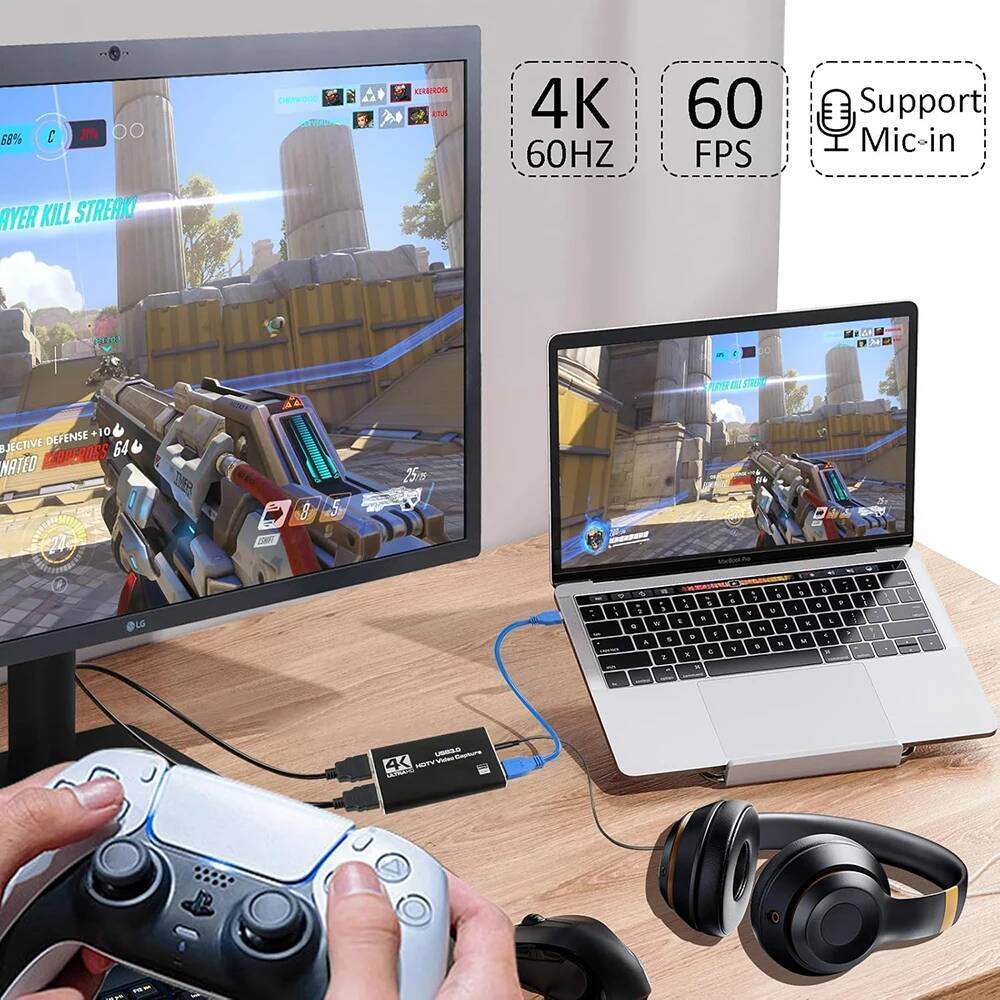 PS5 PC Oyunu Canlı Yayın Kamer - Usb Sound Card incelemesi ve fiyatı
