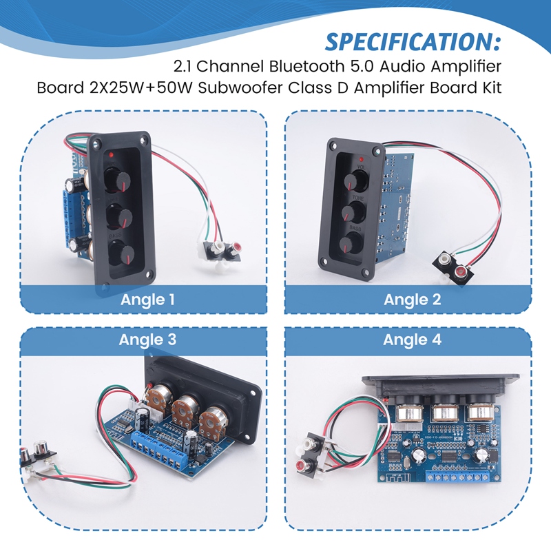 2.1 Kanal Bluetooth 5.0 Ses Am - Class D Amplifier incelemesi ve fiyatı