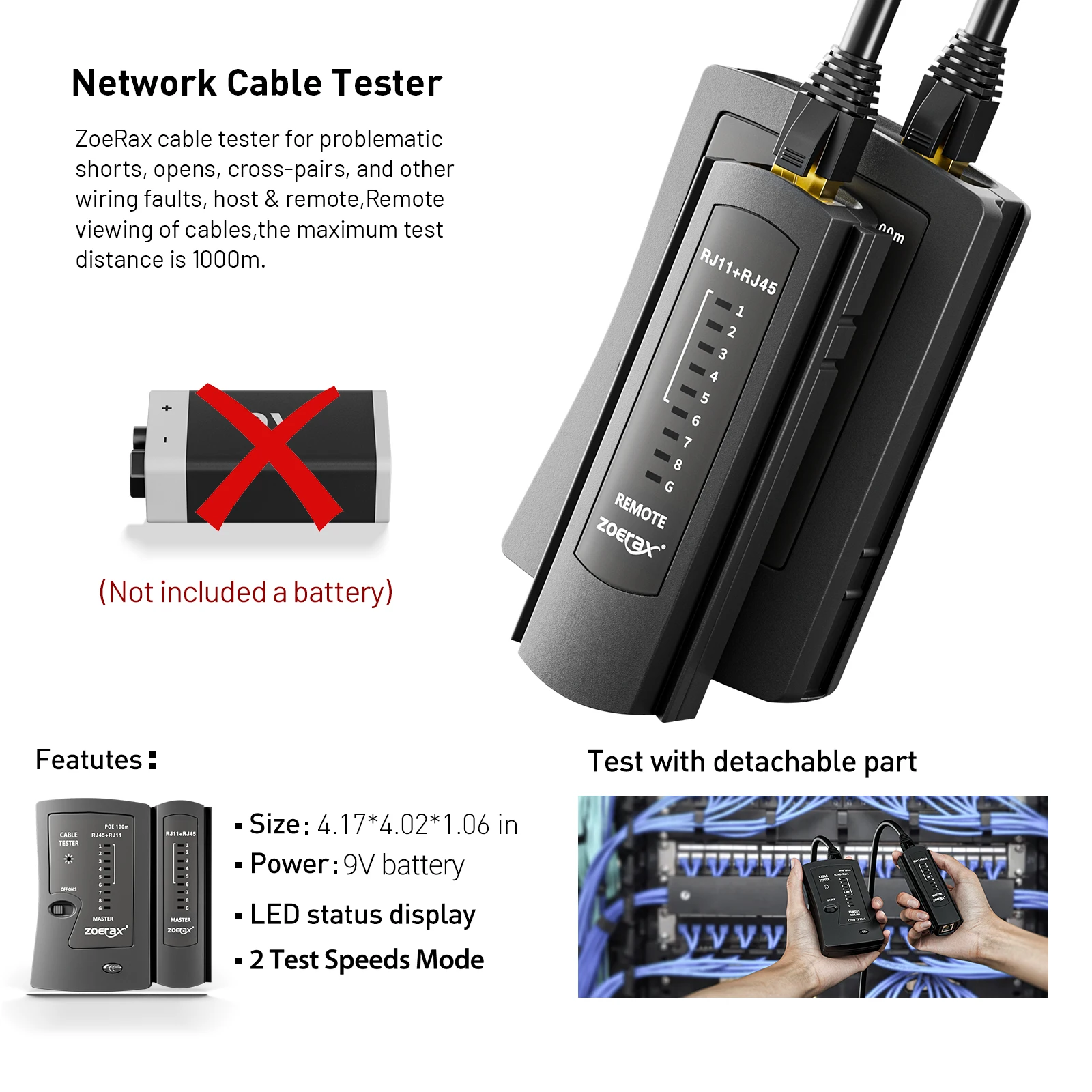 ZoeRax RJ45 CAT6 CAT5E Sıkma A - Rj45 Jack incelemesi ve fiyatı