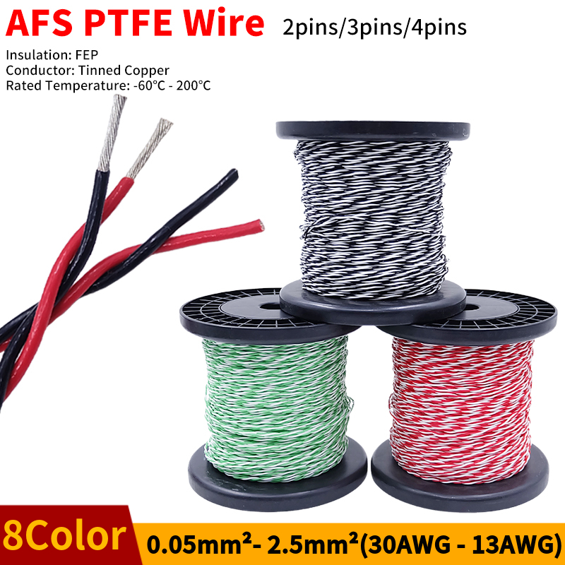 PTFE Tel AFS200 2 pins 26/25/2 - Audio Jumper Wire incelemesi ve fiyatı