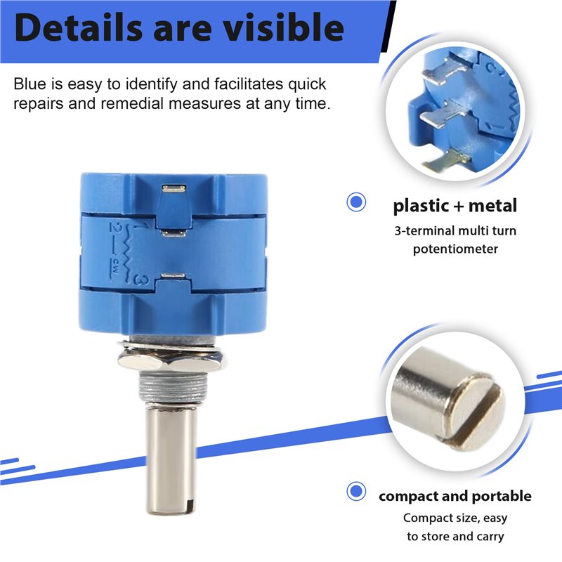 M01K 3590S-2-103L 10K Ohm 10 D - Potentiometer 10K incelemesi ve fiyatı