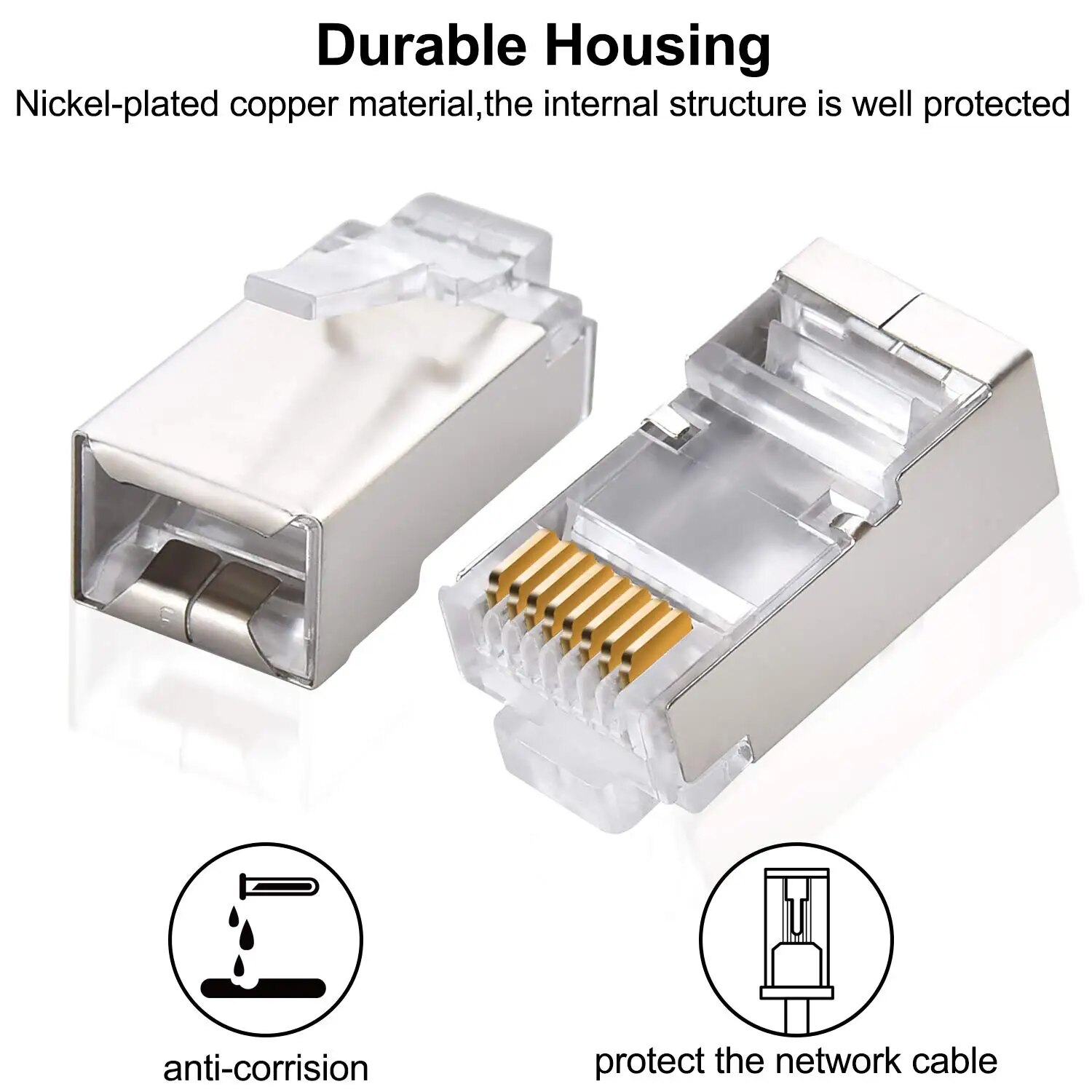 ZoeRax 50 adet Cat6 RJ45 Konne - Rj45 Jack incelemesi ve fiyatı