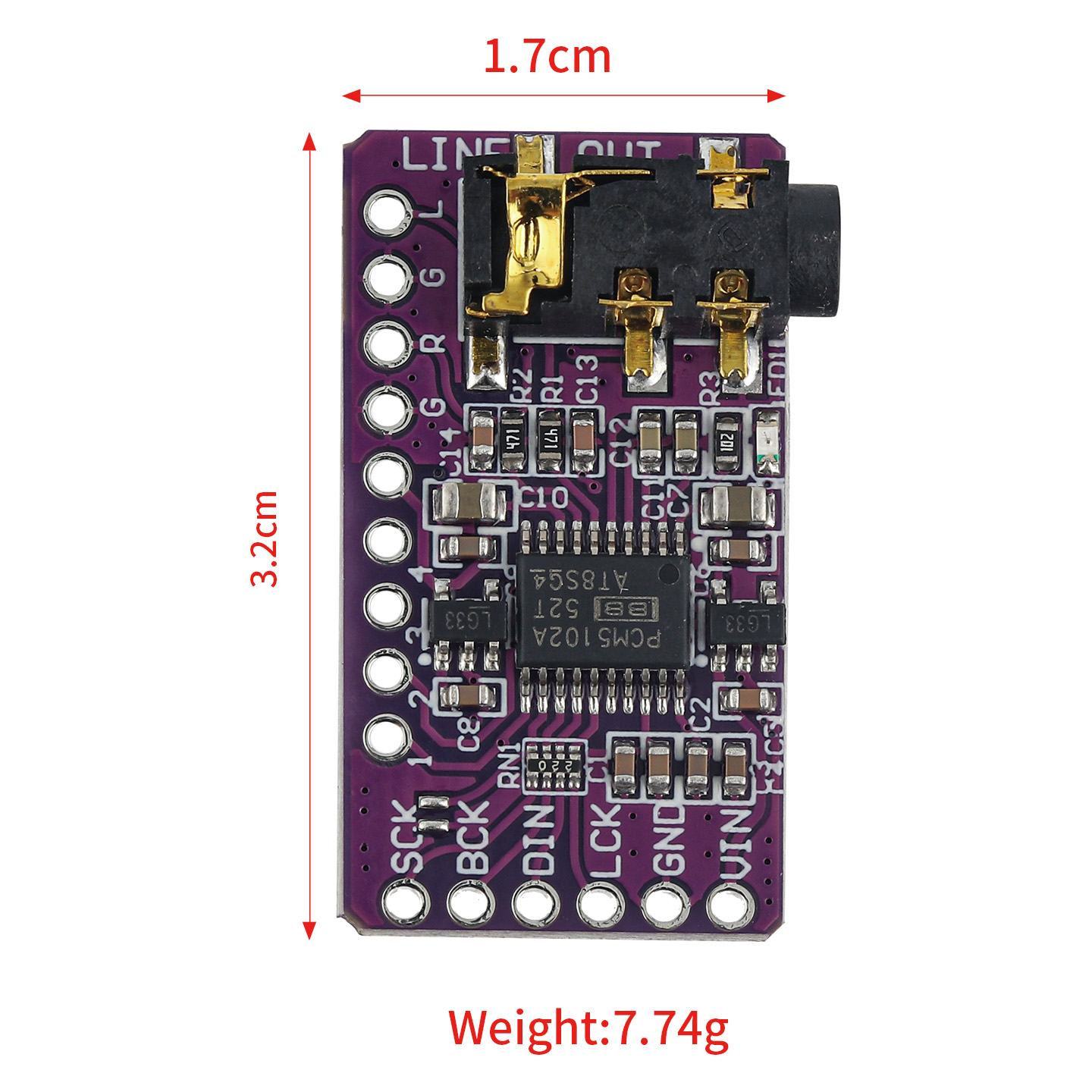 XCW Arayüzü I2S PCM5102A DAC D - Pcm5102 incelemesi ve fiyatı