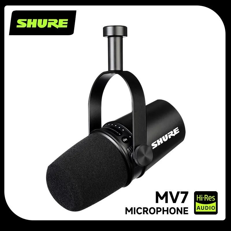 Shure MV7 Hibrit USB/XLR Dinam - Usb Sound Card incelemesi ve fiyatı