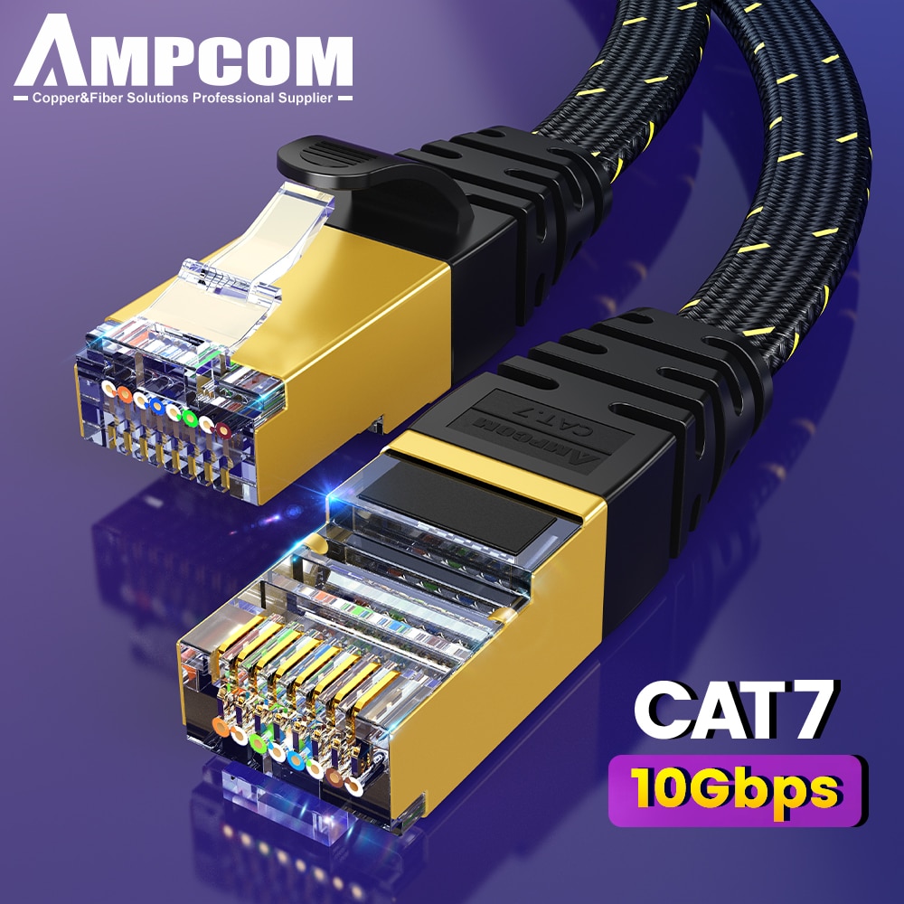AMPCOM CAT7 Ethernet kablosu d - Rj45 Jack incelemesi ve fiyatı