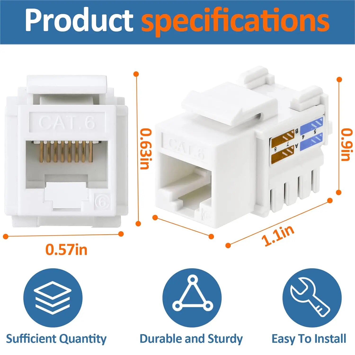 ZoeRax 10'lu Paket RJ45 Keysto - Rj45 Jack incelemesi ve fiyatı
