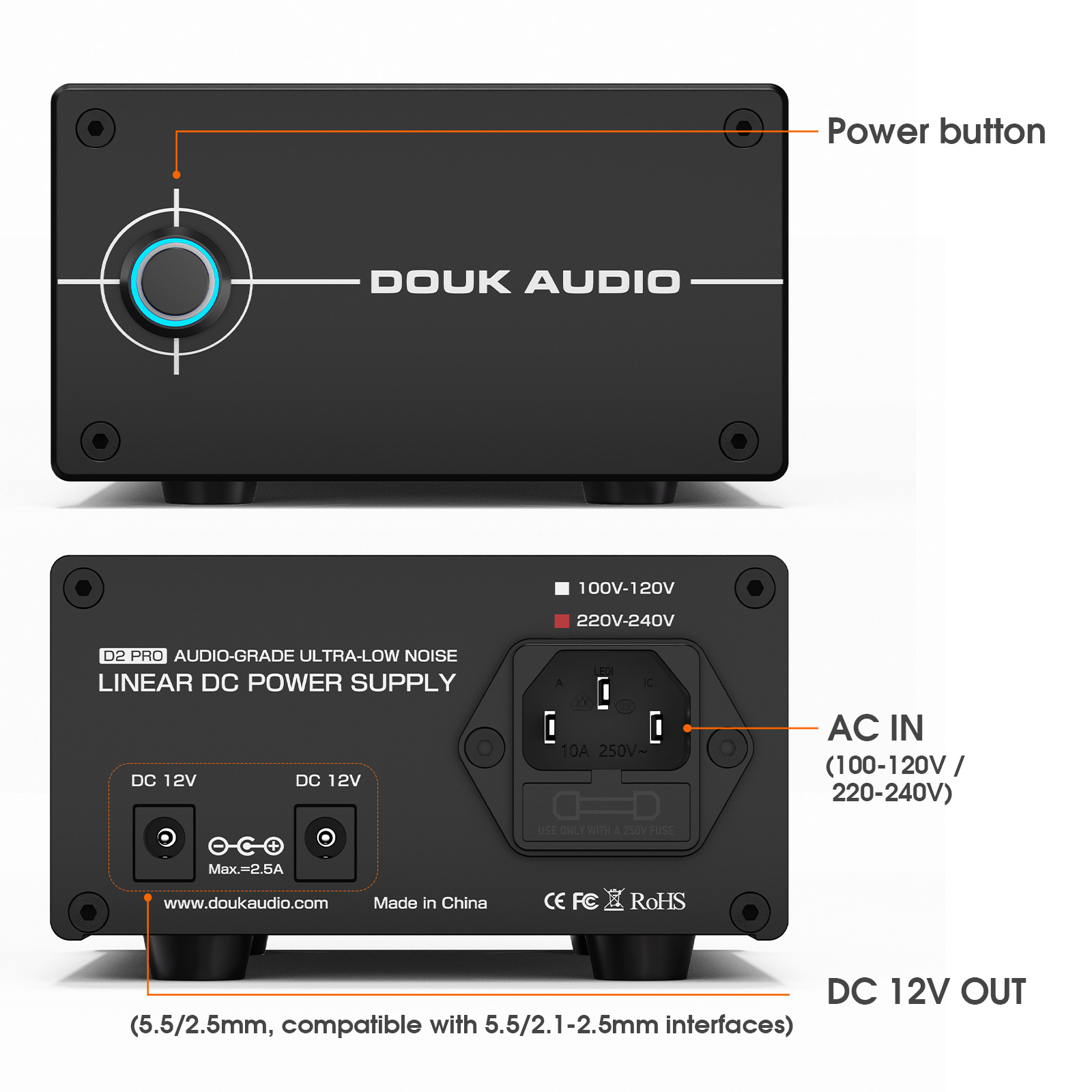 Douk Audio DC 12V 35W Düzenlen - Audio Dac incelemesi ve fiyatı