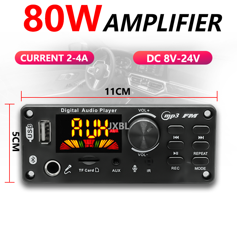 80W Bluetooth 5.0 MP3 Dekoder  - Dac Board incelemesi ve fiyatı