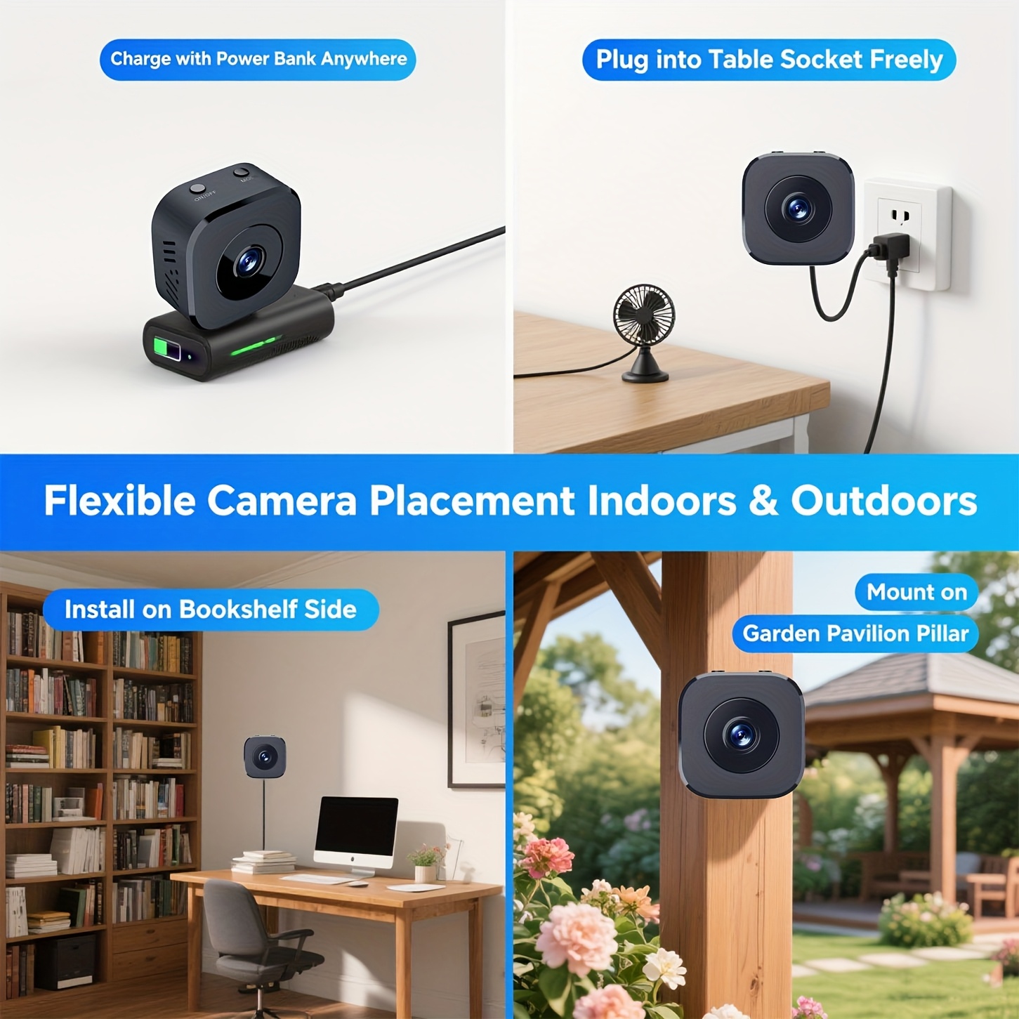 1080P HD Mini WiFi Kamera Kapa - Usb Sound Card incelemesi ve fiyatı