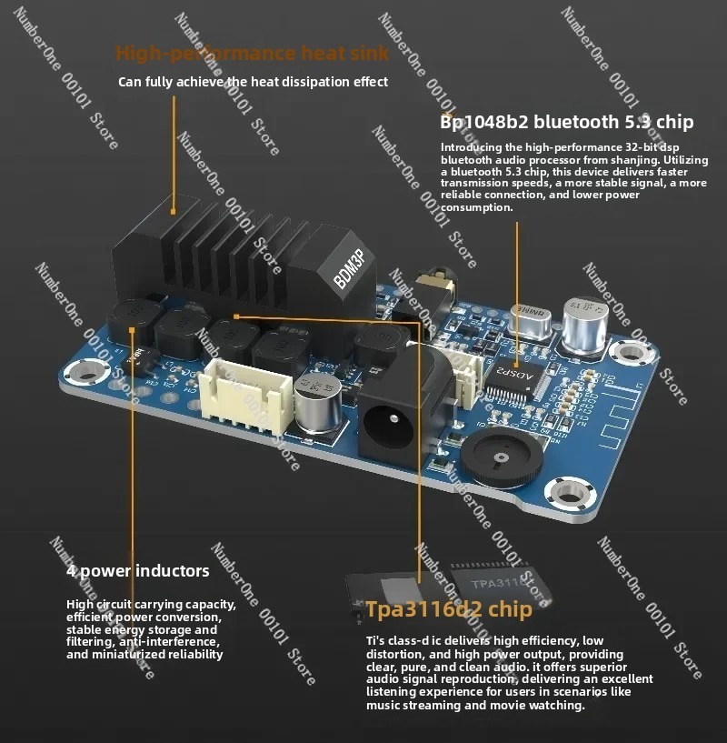 BDM3P Taşınabilir Bluetooth 5. - Diy Speaker incelemesi ve fiyatı