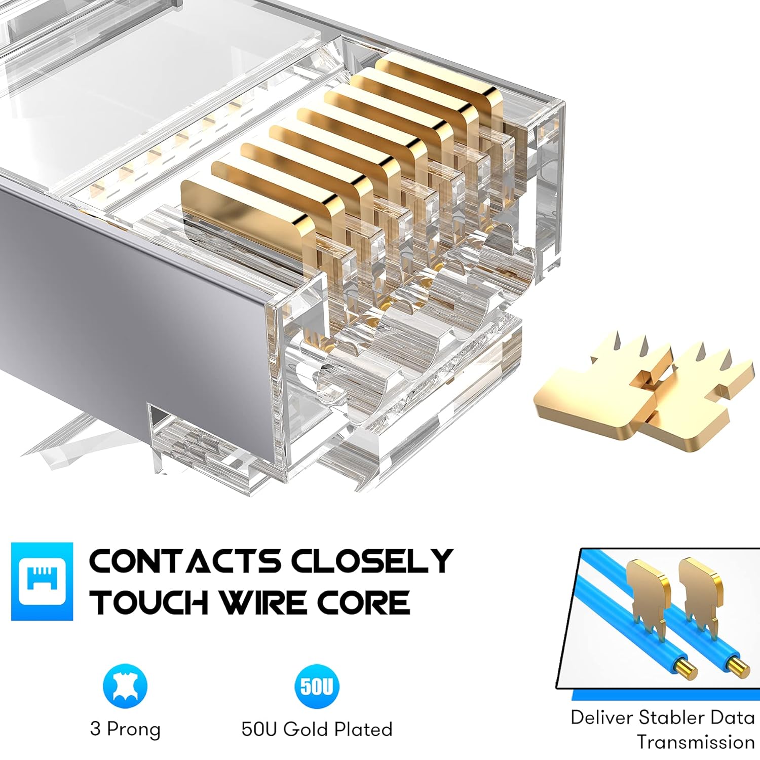 ZoeRax 50'li Paket Korumalı RJ - Rj45 Jack incelemesi ve fiyatı
