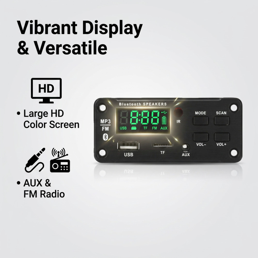 50W Amplifikatör Bluetooth MP3 - Volume Control Board incelemesi ve fiyatı