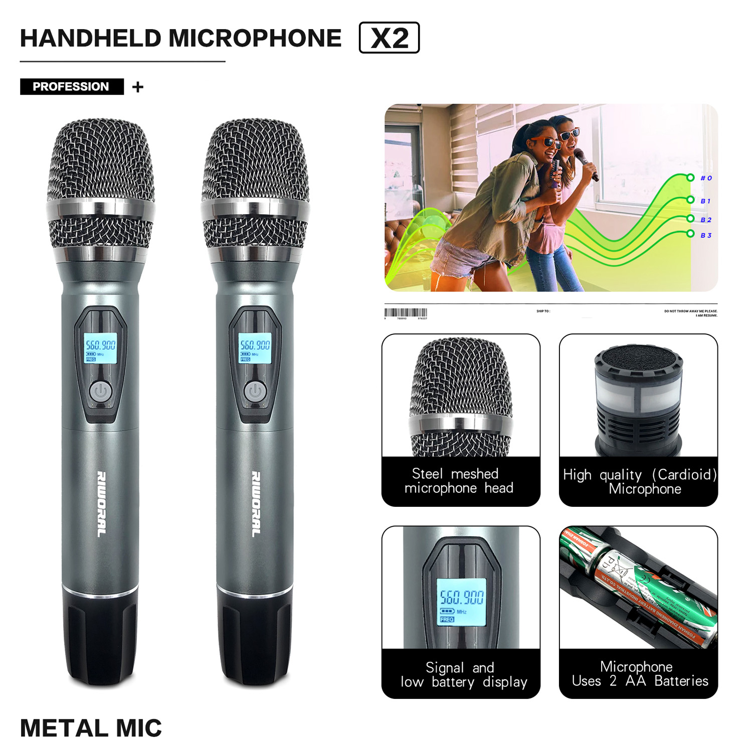 2026 RV-2 Profesyonel FM Kablo - Condenser Microphone Kit incelemesi ve fiyatı
