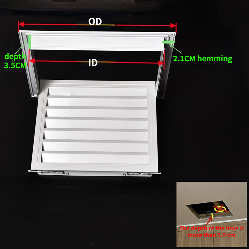 Alüminyum alaşımlı egzoz panju - Ventilation Grille Aluminum incelemesi ve fiyatı