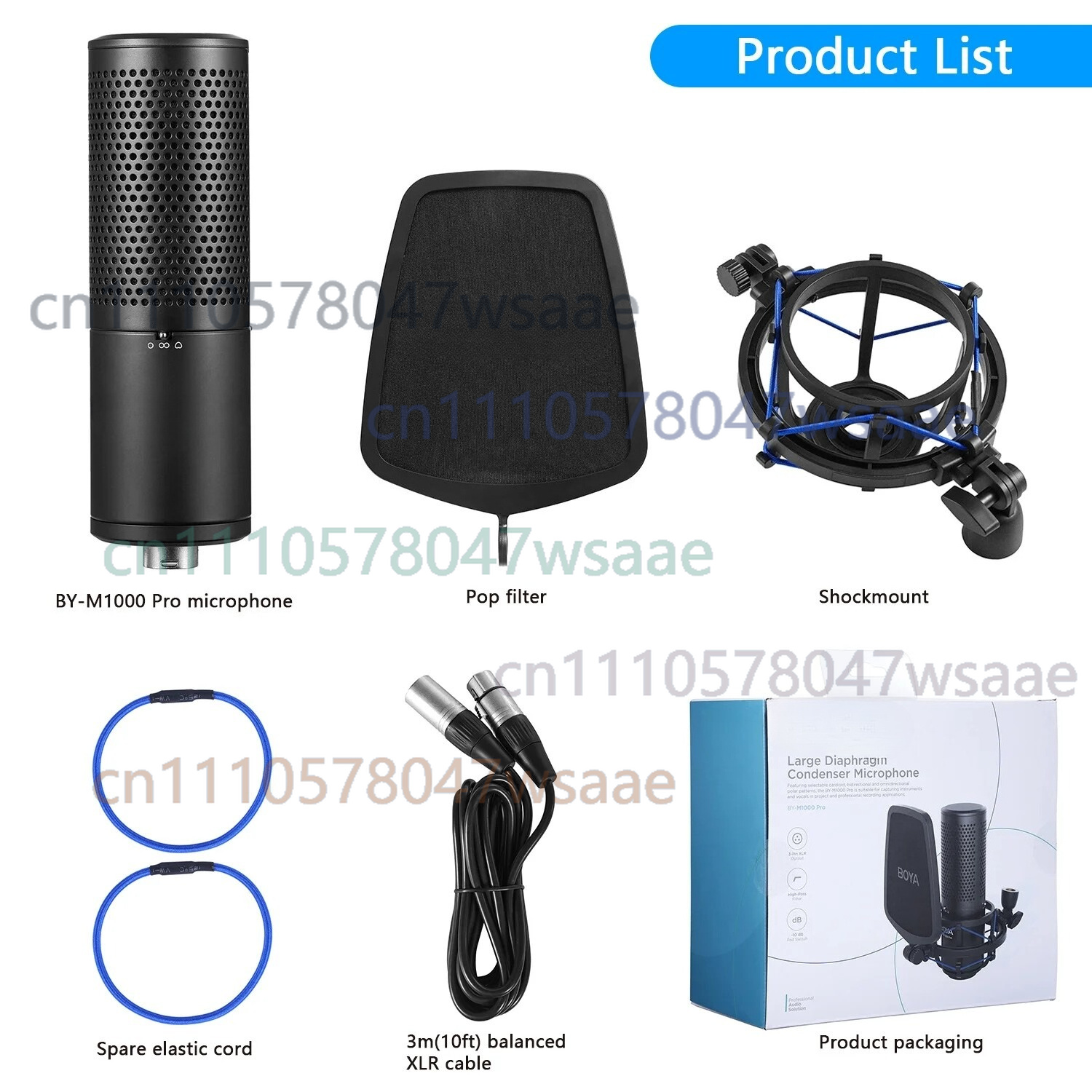 BOYA BY-M1000 PRO Büyük Diyafr - Condenser Microphone Kit incelemesi ve fiyatı