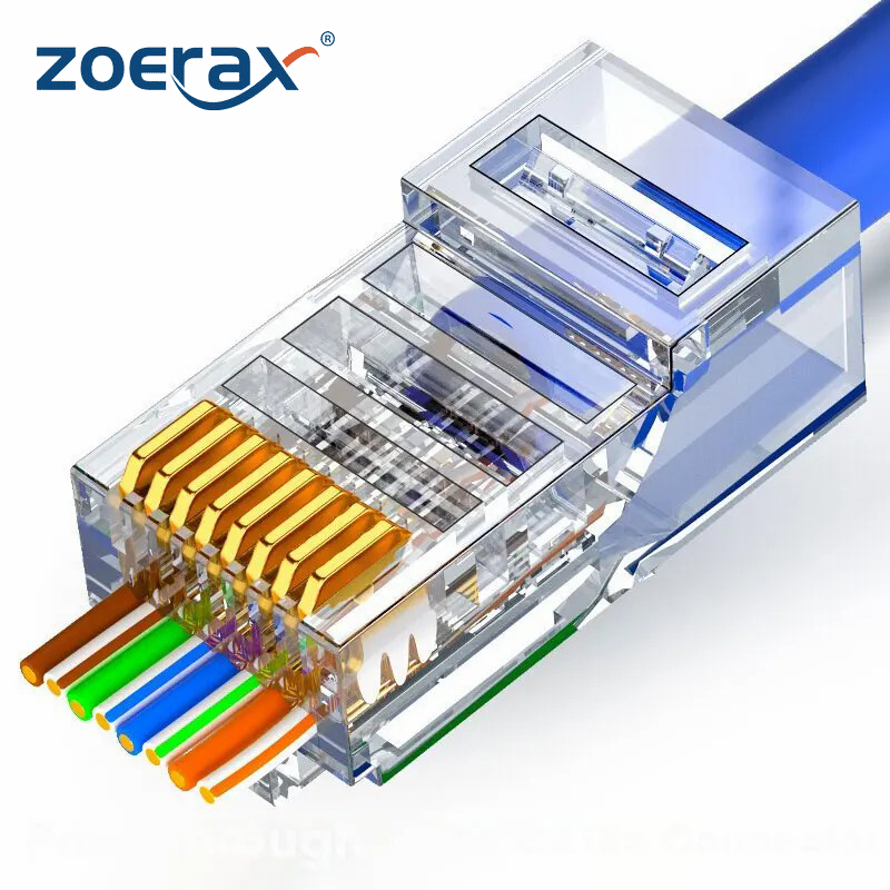 ZOERAX 50/100 ADET RJ45 Geçiş  - Rj45 Jack incelemesi ve fiyatı