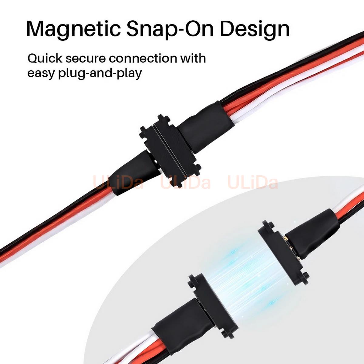 3-Pin Manyetik Klipsli 1'den 2 - Rca Cable incelemesi ve fiyatı