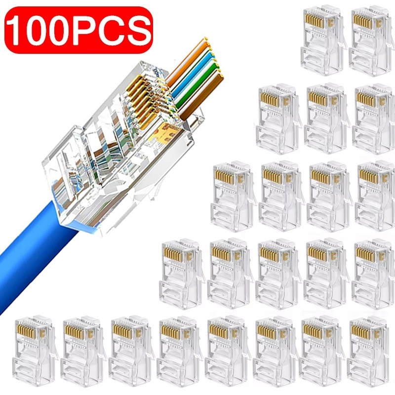 100 adet RJ45 Cat6 Cat5e Geçiş - Rj45 Jack incelemesi ve fiyatı