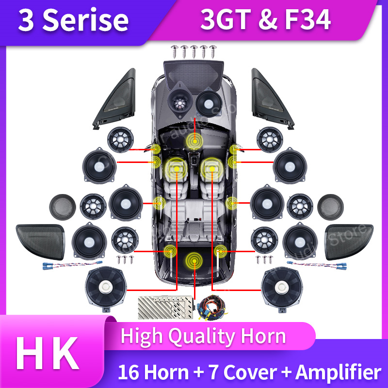 BMW F34 GT 3 Serisi Orijinal S - Speaker Kit incelemesi ve fiyatı