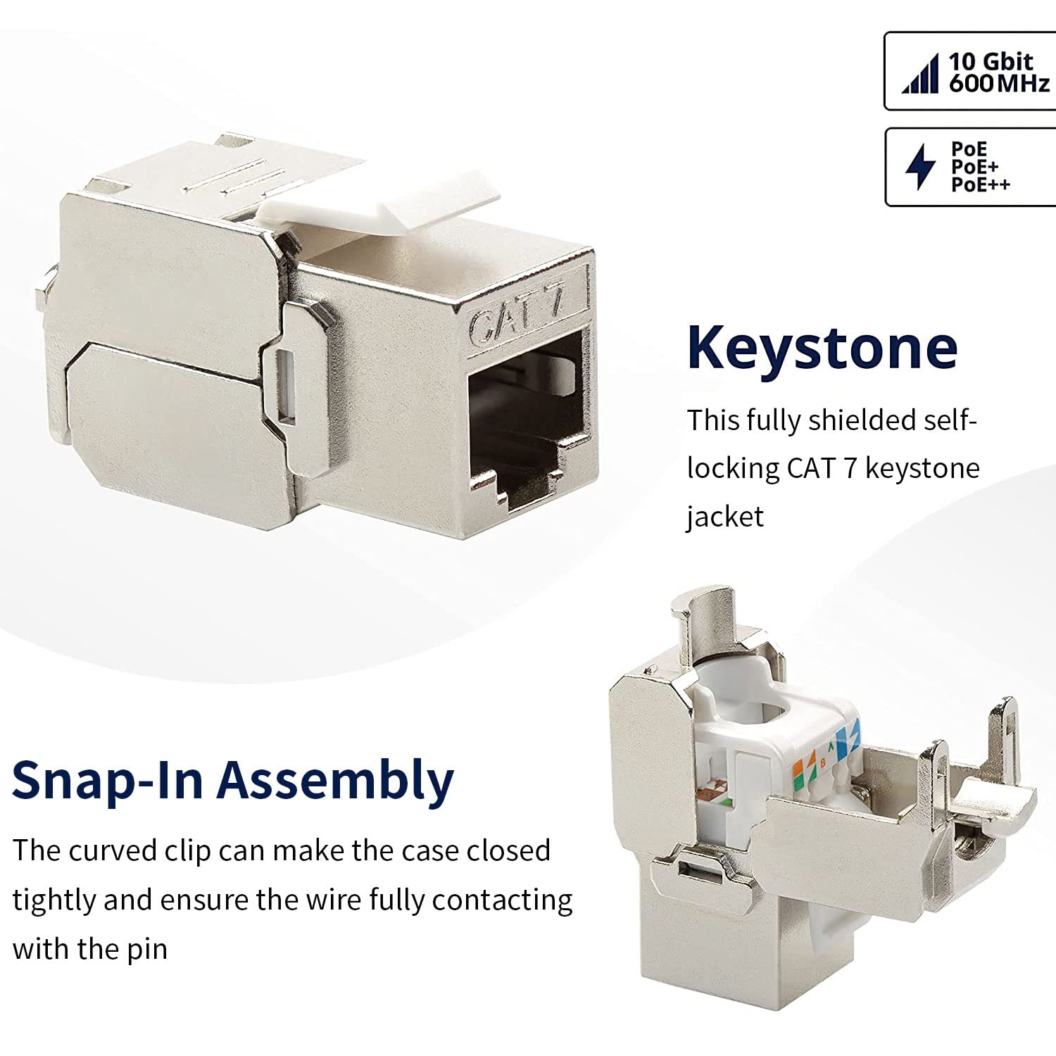 ZOERAX Cat6a Cat7 Keystone Jac - Rj45 Jack incelemesi ve fiyatı