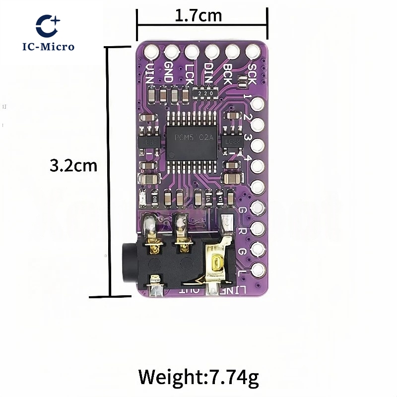 1-10 adet arayüzü I2S PCM5102A - Pcm5102 incelemesi ve fiyatı