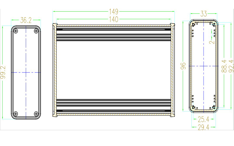 Alüminyum Kutu Konut Kasası El - Speaker Enclosure incelemesi ve fiyatı